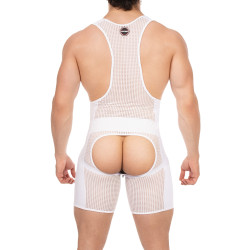 Barcode Berlin Body Backless Krish Blanc-Noir